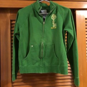 Burton women’s zip up sweatshirt sz L